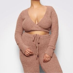 Skims Cozy Set in Clay Rose